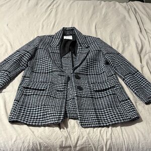 Old Navy Women’s Blue and Black Blazer Coat